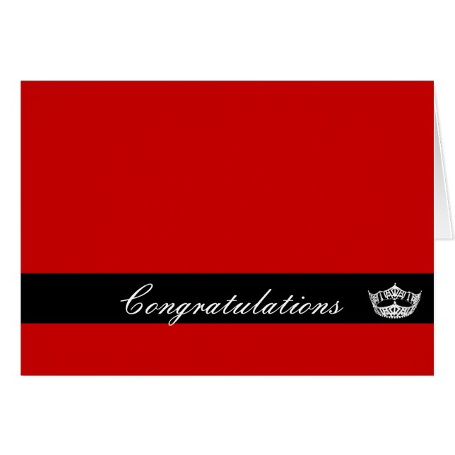 Carte Félicitations (Devant Horizontal)