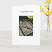 Carte Félicitations (Fleur jaune)