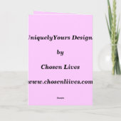 CARTE FÉLICITATIONS ! (Dos)