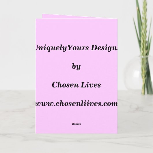 CARTE FÉLICITATIONS ! (Dos)