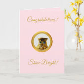 Carte Félicitations (Fleur jaune)