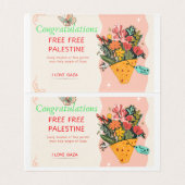 Carte Félicitations (Inside Unfolded)