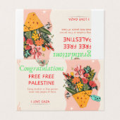 Carte Félicitations (Outside Unfolded)