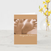 Carte Félicitations (Fleur jaune)