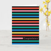 Carte Félicitations (Fleur jaune)