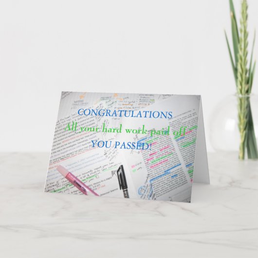 CARTE FÉLICITATIONS (Devant)