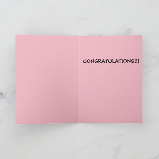 Carte Félicitations (Intérieur)