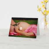 Carte Félicitations (Fleur jaune)