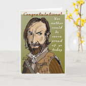 Carte Félicitations ! (Fleur jaune)