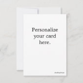 Carte Félicitations (Dos)