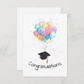 Carte Félicitations (Devant / Derrière)