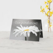 Carte Félicitations (Fleur jaune)