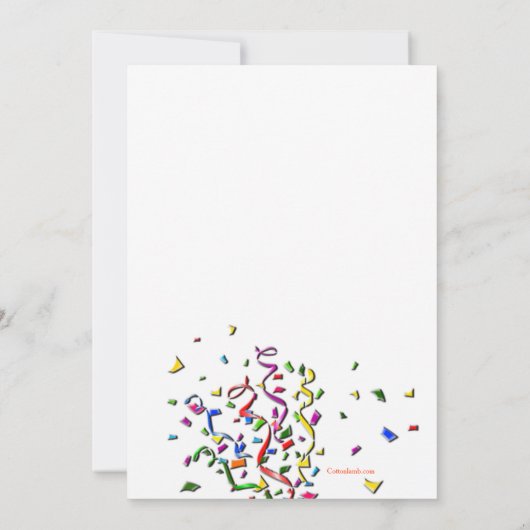 Carte Félicitations (Dos)