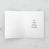 CARTE **FÉLICITATIONS" (Intérieur)