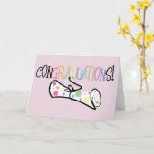 CARTE FÉLICITATIONS ! (Fleur jaune)