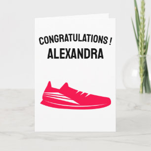 Carte Félicitations 1er Marathon Premier Marathonien