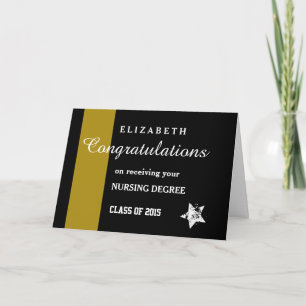 Carte FÉLICITATIONS 2015 Degré de soins infirmiers Gold