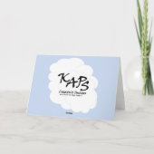 Carte Félicitations à Baby Boy (Dos)