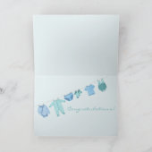 Carte Félicitations à Baby Boy (Intérieur)