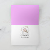 Carte Félicitations à Baby Girl (Intérieur)