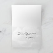 Carte Félicitations à Baby Head in Hands (Intérieur)