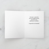 Carte Félicitations à Boy Squirrel de première année (Intérieur)