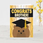 Carte Félicitations à Brother / Bro (Fleur jaune)