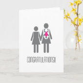 Carte Félicitations à deux nouvelles mamans (Fleur jaune)