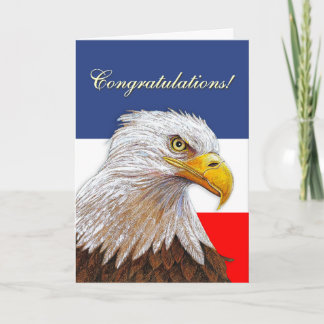 Carte Félicitations à Eagle
