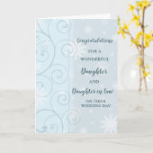 Carte Félicitations à Fille et Fille en droit (Fleur jaune)