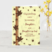 Carte Félicitations à Fille et Fille en droit (Fleur jaune)