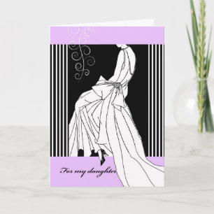 Carte Félicitations à Fille pour son Mariage