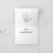 Carte Félicitations à High Five Toute Réalisation (Intérieur)