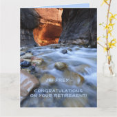 Carte Félicitations à JUMBO Retraite de nous tous (Fleur jaune)