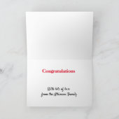 Carte Félicitations à Jungle New Baby (Intérieur)