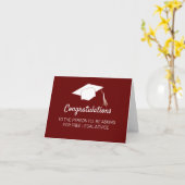 Carte Félicitations à la faculté de droit (Fleur jaune)