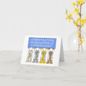 Carte Félicitations à la graduation en tant que Kinesiol (Fleur jaune)