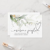 Carte Félicitations à la grossesse Félicitations à la no (Devant/Arrière en situation)