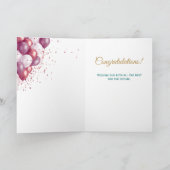 Carte Félicitations à la mariée et à la chambre mariage (Intérieur)