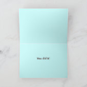 Carte Félicitations à la mariée et à la Mariage de la pi (Intérieur)