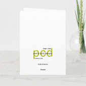 Carte Félicitations à la marina qui sort de la parade (Dos)