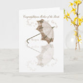 Carte Félicitations à la mère de la mariée avec fl (Fleur jaune)