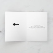 Carte Félicitations à la Nouvelle Maison (Intérieur)