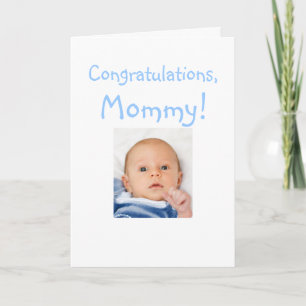 Carte Félicitations à la nouvelle maman de Baby Boy
