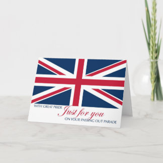 Carte Félicitations à la Parade de la sortie Union Jack