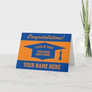 Carte Félicitations à la promotion 2026 du lycée