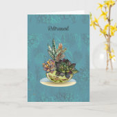 Carte Félicitations à la retraite avec les fleurs (Fleur jaune)