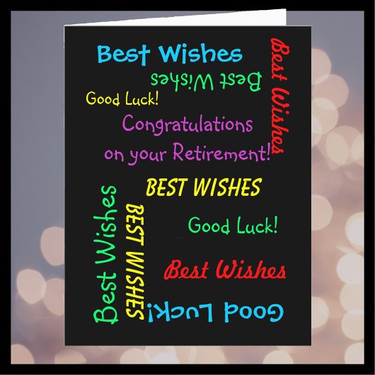 Carte Félicitations à la retraite de JUMBO de nous tous