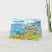 Carte Félicitations à la retraite Joyeux Jours de pêche  (Devant)