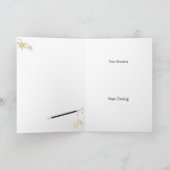 Carte Félicitations à la scène théâtrale (Intérieur)